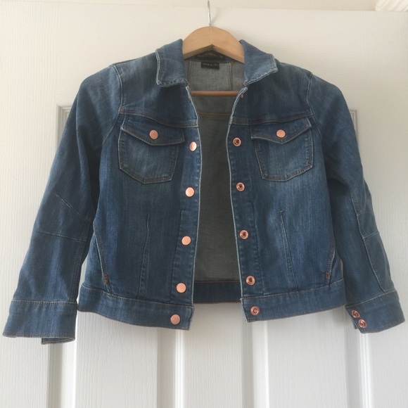 Genetic Denim jacket with rose gold hardware - Picture 2 of 8